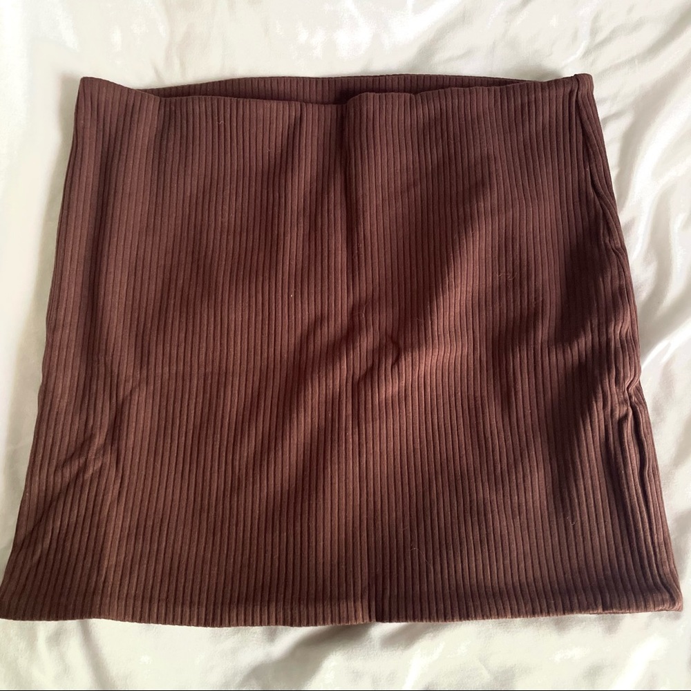 Tiger Mist brown mini skirt